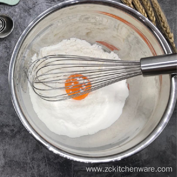 Stainless Steel Wire Egg Whisks Set For Stirring